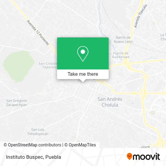 Instituto Buspec map