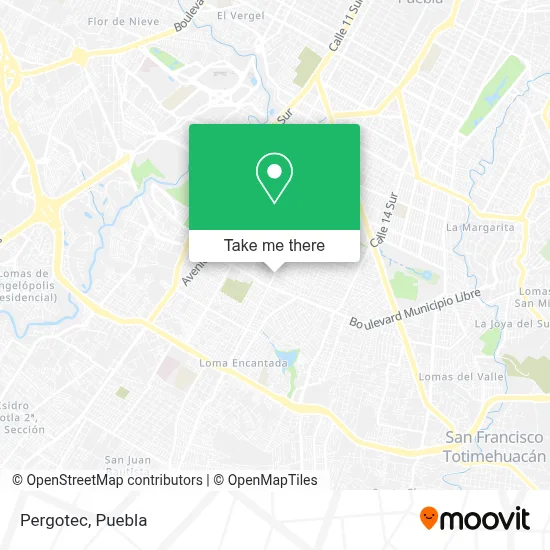Pergotec map