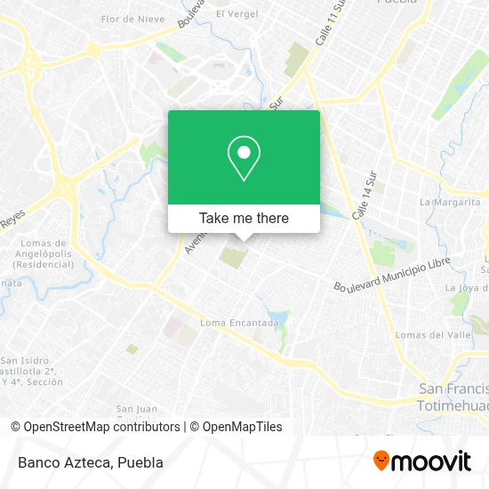 Banco Azteca map