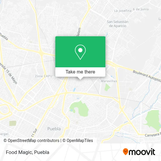 Food Magic map