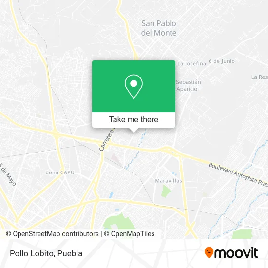 Pollo Lobito map