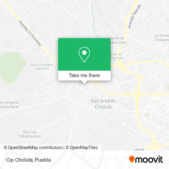 Cip Cholula map