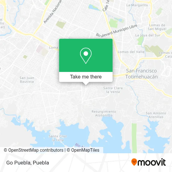 Go Puebla map