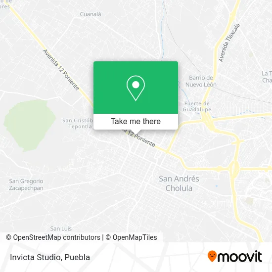 Invicta Studio map