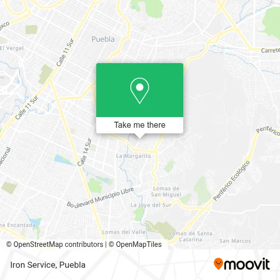 Iron Service map
