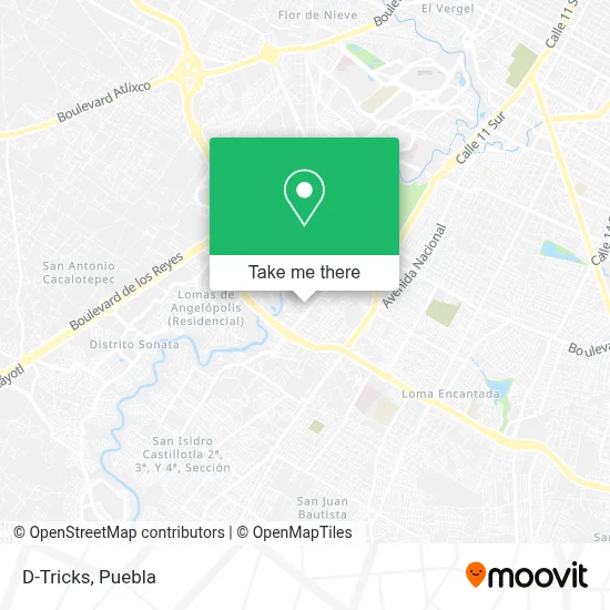 D-Tricks map