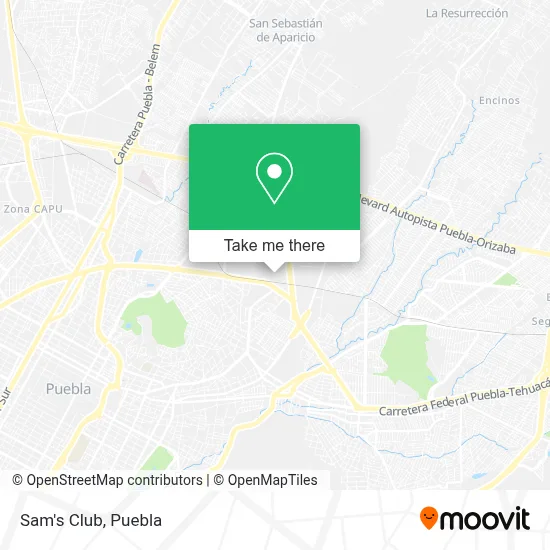Sam's Club map