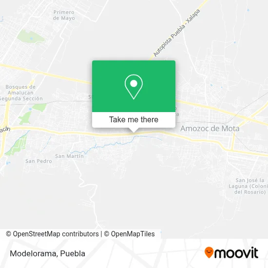 Modelorama map