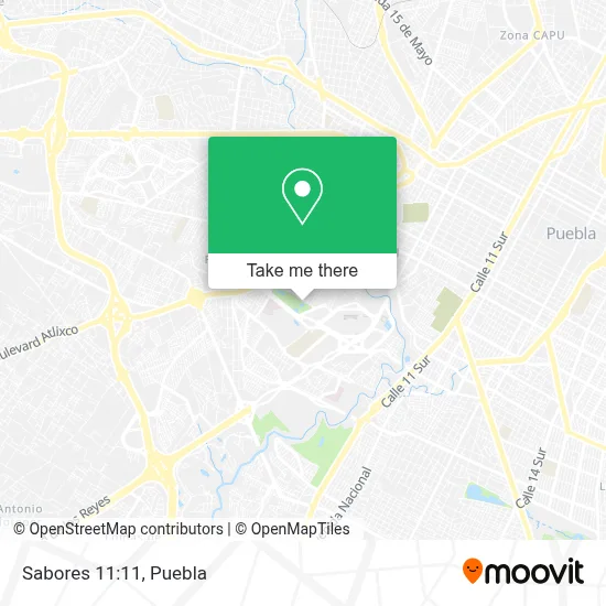 Sabores 11:11 map