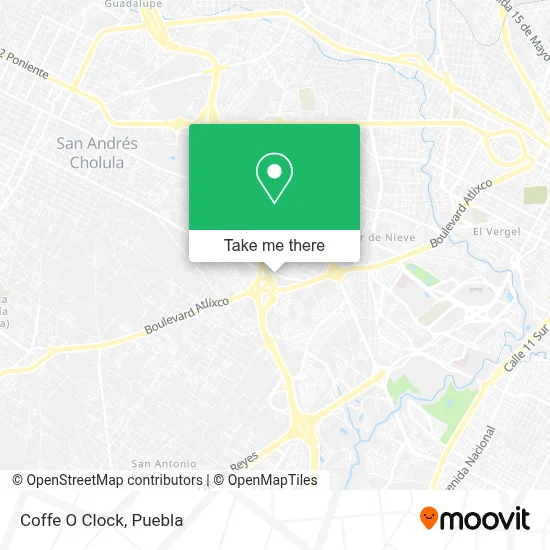 Coffe O Clock map