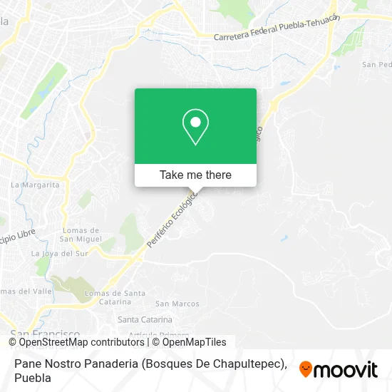 Pane Nostro Panaderia (Bosques De Chapultepec) map