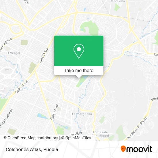 Colchones Atlas map