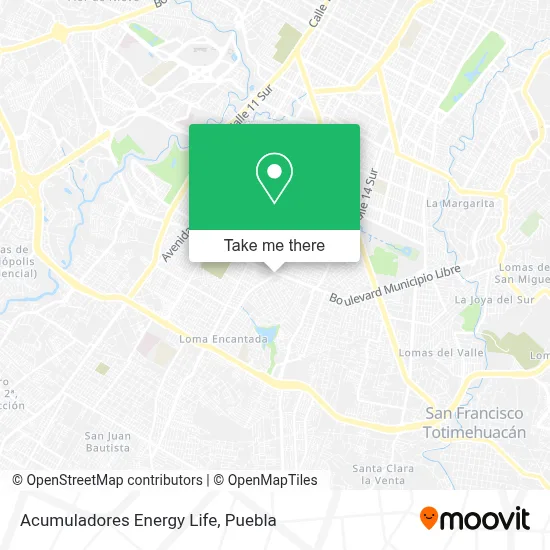 Acumuladores Energy Life map