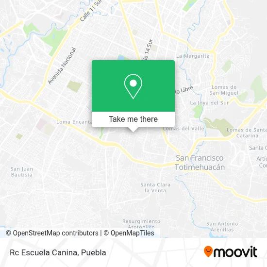 Rc Escuela Canina map
