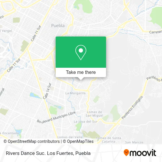 Rivers Dance Suc. Los Fuertes map