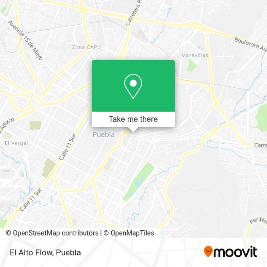 El Alto Flow map