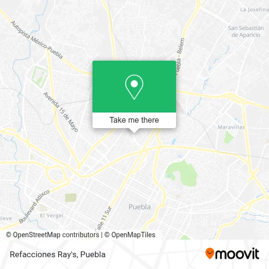 Refacciones Ray's map