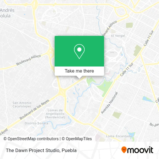 The Dawn Project Studio map
