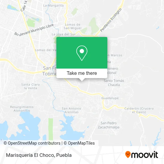Marisquería El Choco map