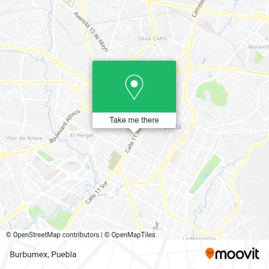 Burbumex map