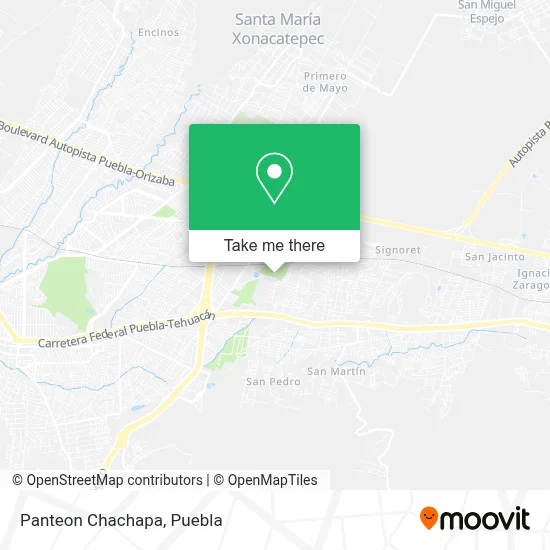 Panteon Chachapa map