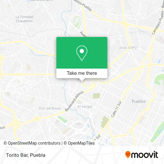 Torito Bar map