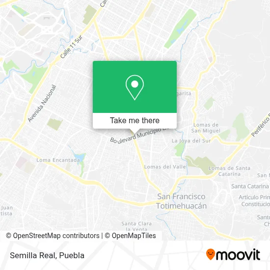 Semilla Real map