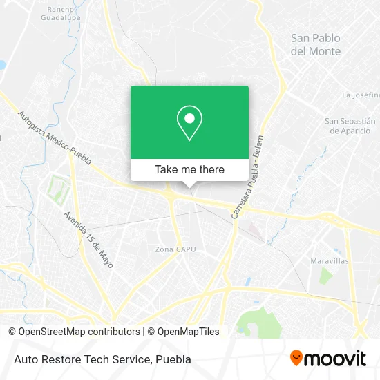 Auto Restore Tech Service map