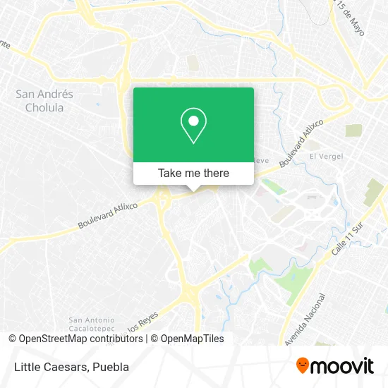 Little Caesars map