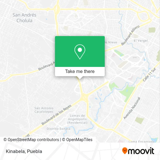 Kinabela map