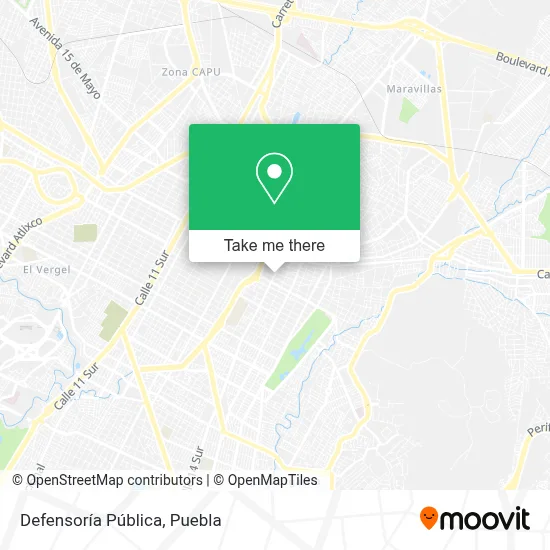 Defensoría Pública map