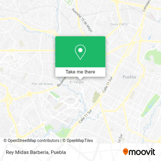 Rey Midas Barbería map