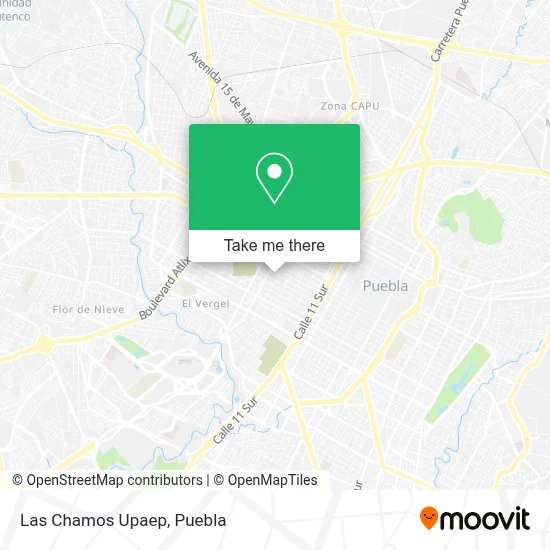 Las Chamos Upaep map