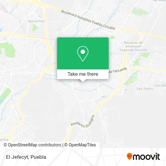El Jefecyt map
