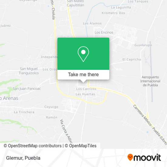Glemur map