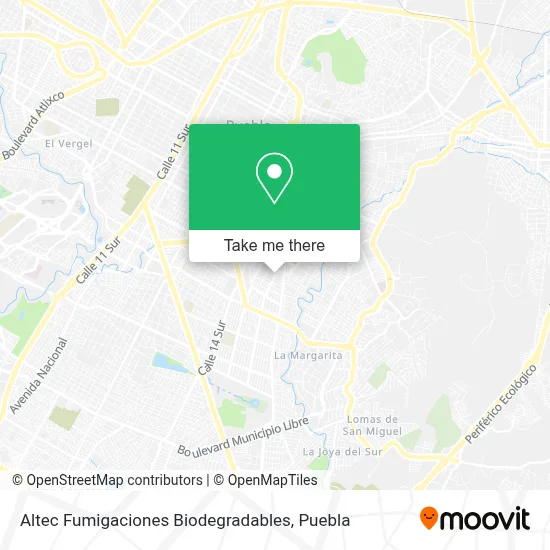 Altec Fumigaciones Biodegradables map