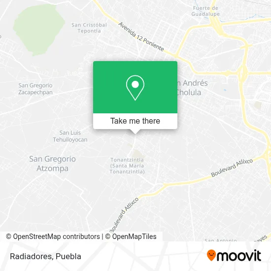 Radiadores map