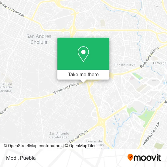 Modi map