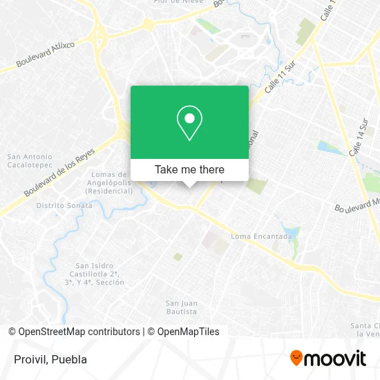 Proivil map