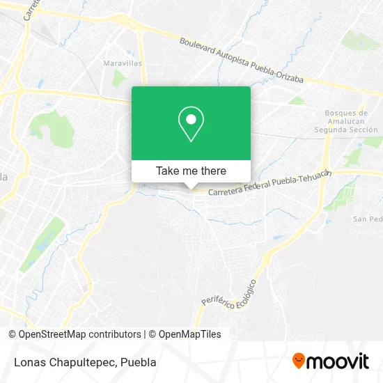 Lonas Chapultepec map