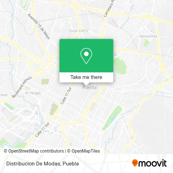 Distribucion De Modas map