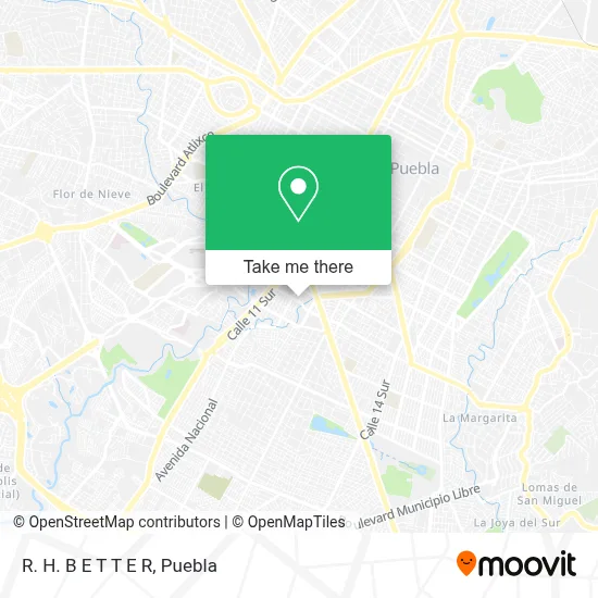 R. H.  B E T T E R map