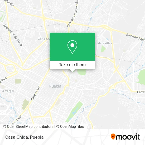Casa Chida map