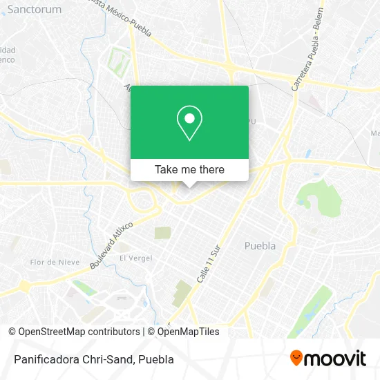 Panificadora Chri-Sand map