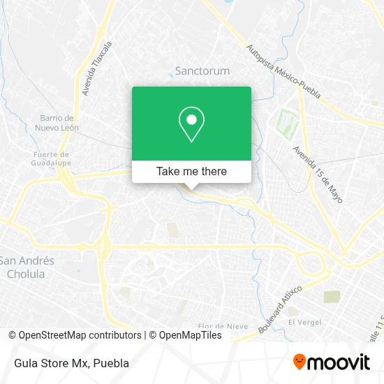 Gula Store Mx map