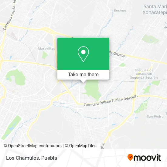 Los Chamulos map
