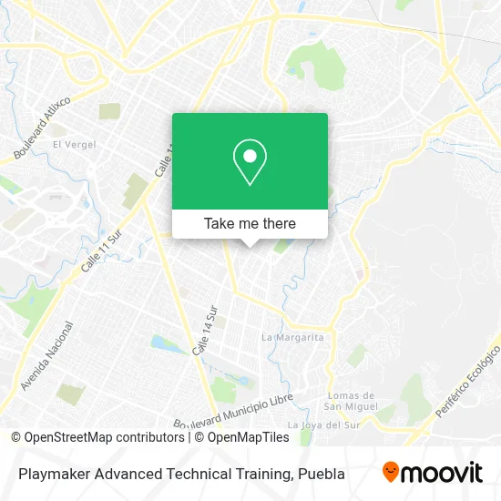 Playmaker Advanced Technical Training map