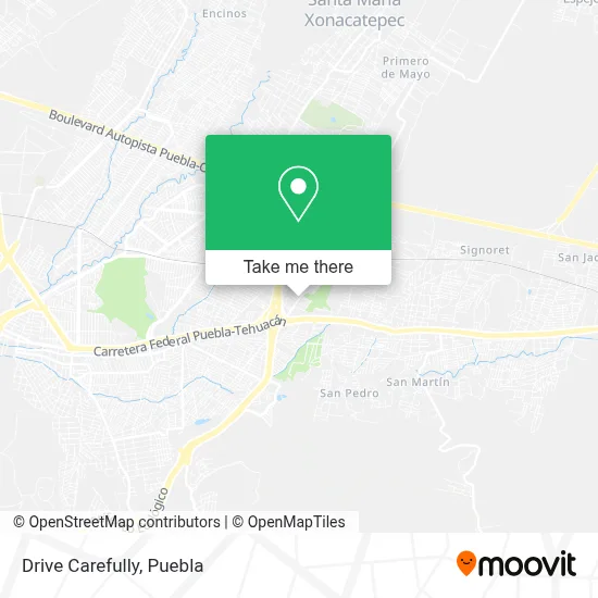 Drive Carefully map