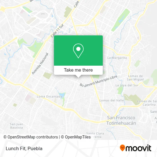 Lunch Fit map