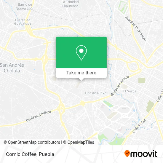 Comic Coffee map